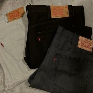 Lot of 3 501 Levi Jeans